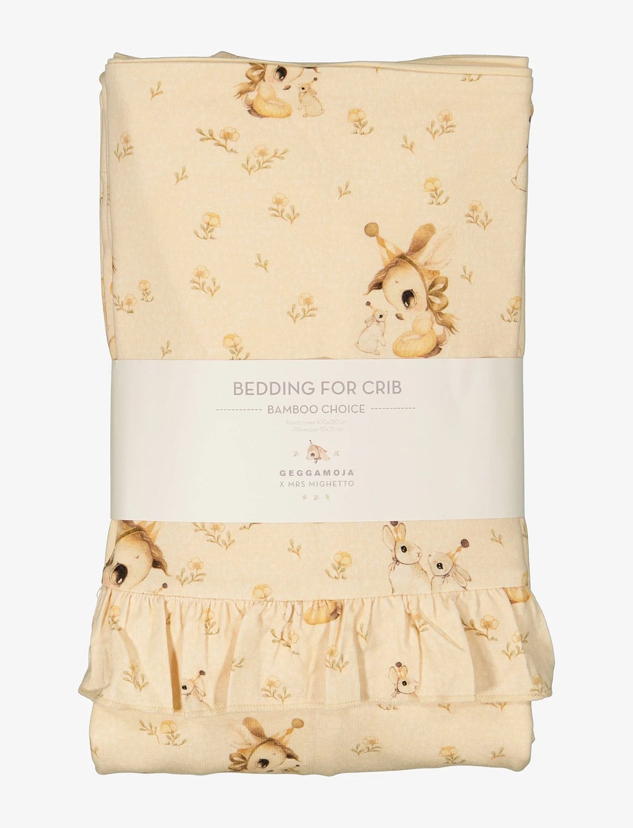 Bäddset, spjälsäng - GEGGAMOJA Pink - Mrs Mighetto