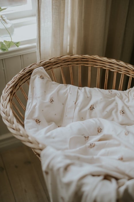 Bäddset, spjälsäng - GEGGAMOJA Long Ear Beige - Mrs Mighetto