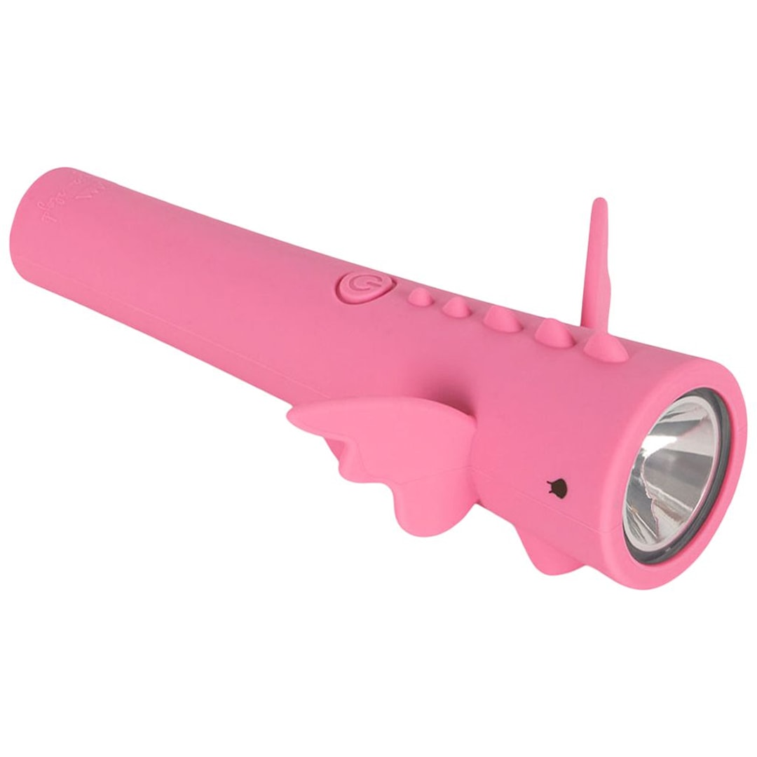 Ficklampa USB, Dragon Flash Light, Rosa - Konges Sløjd