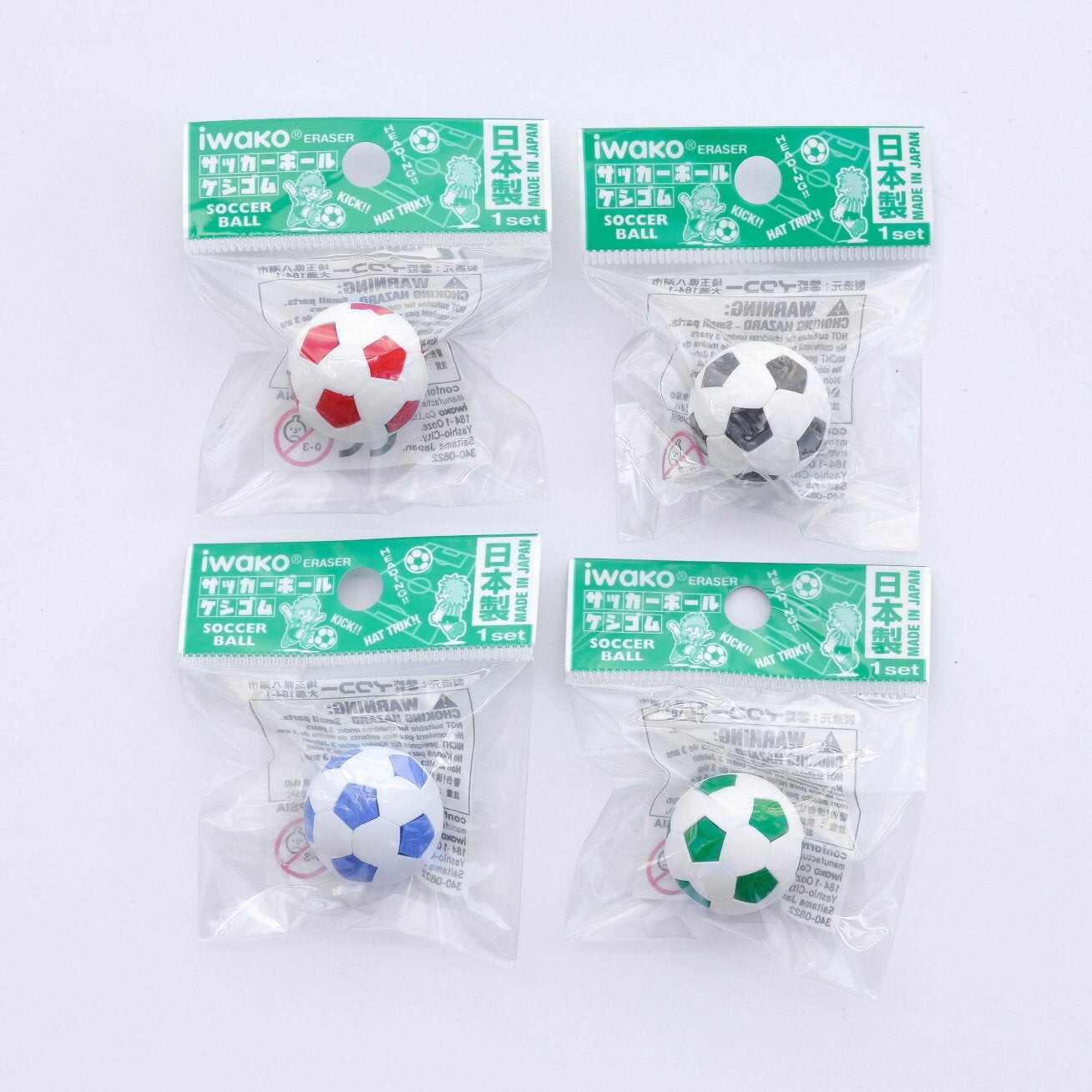 Suddgummi/Eraser, Fotboll - Iwako