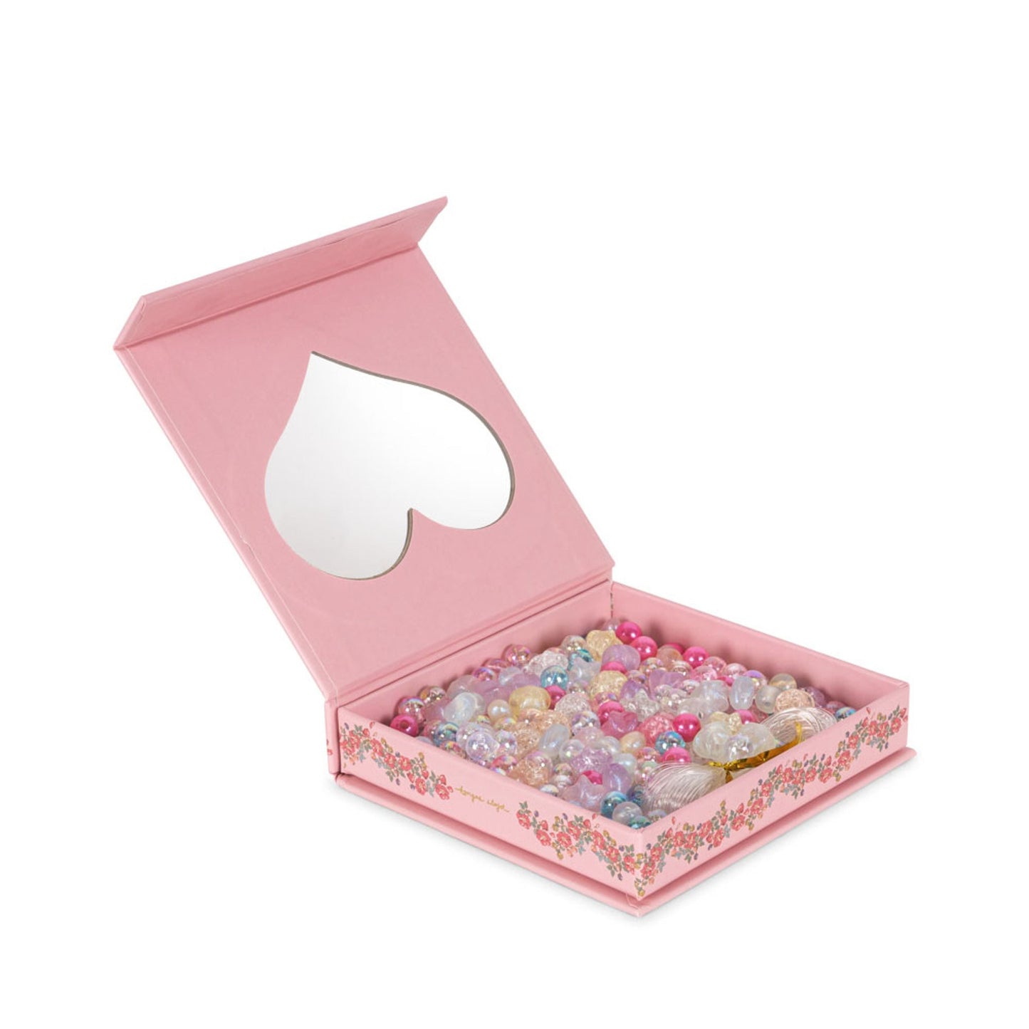 Pärlset, Box Of Pearls, Blå / Rosa - Konges Sløjd