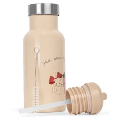 Termosflaska 250 ml, Bow Kitty - Konges Sløjd