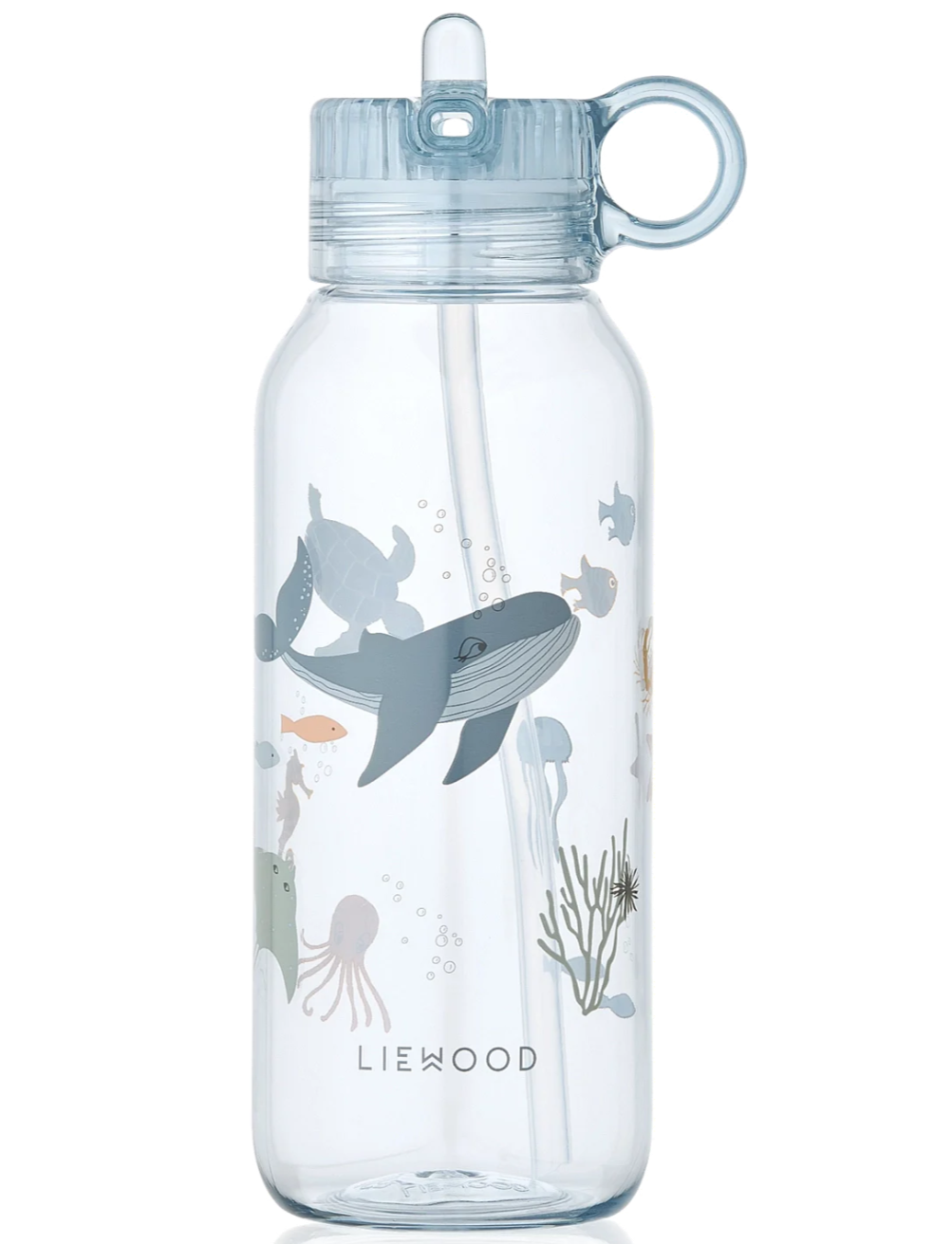 Vattenflaska, Yang Tritan 500 ml, Sea Creature/Sandy - Liewood