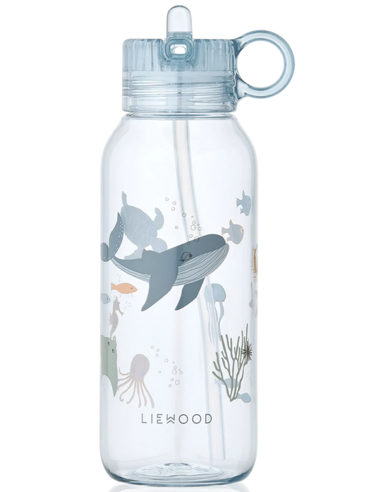 Vattenflaska, Yang Tritan 500 ml, Sea Creature/Sandy - Liewood