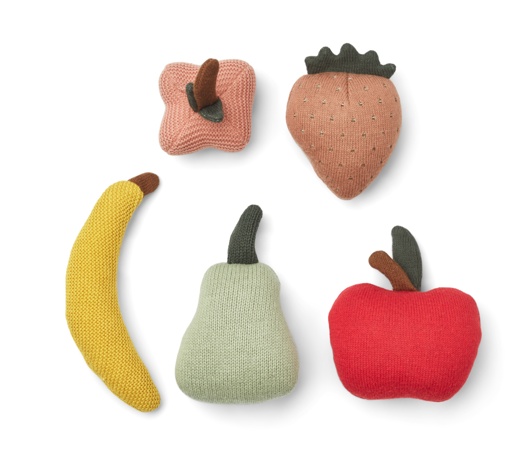 Leksaksmat, Lisa Frukt Multi Mix, 5 Pack - Liewood
