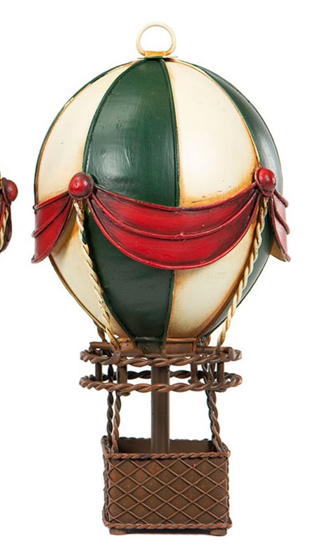 Luftballong 24x42 cm, Mix Metall Grön/Vit, 24x42 cm - Alot