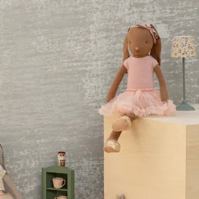 Kanin 40 cm, Storlek 3, Choklad Brun, Balett Body med Kjol, Rose - Maileg