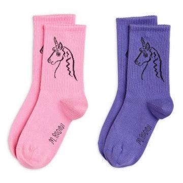 Scottish unicorns socks 2-pack