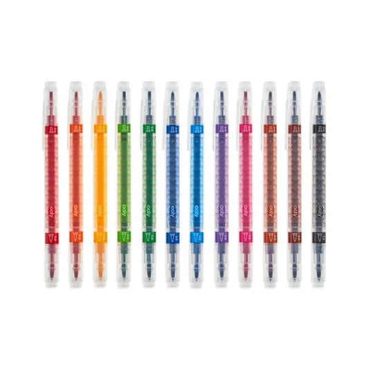 Calligraphy Duo Dubbelspets Tuschpennor 12-pack - Ooly