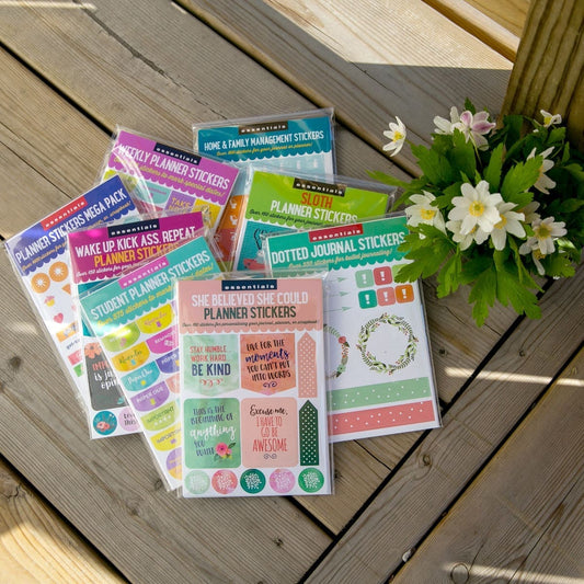 Kalenderstickers, Weekly planner - Förlagssystem