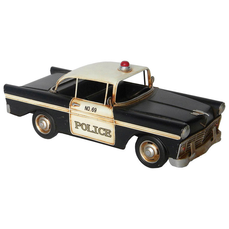 Polisbil Prydnad Metall Svart, A Lot Decoration