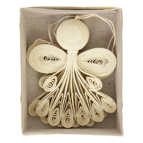Juldekoration Quilled Änglar 2-pack - Afroart