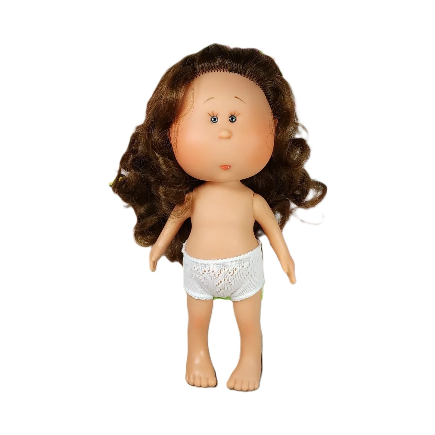 Mia, Handgjord Docka, Brunhårig, 30 cm - Nines