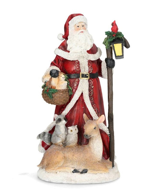Dekor, Tomte med Rådjur, 34 cm - Alot Decoration