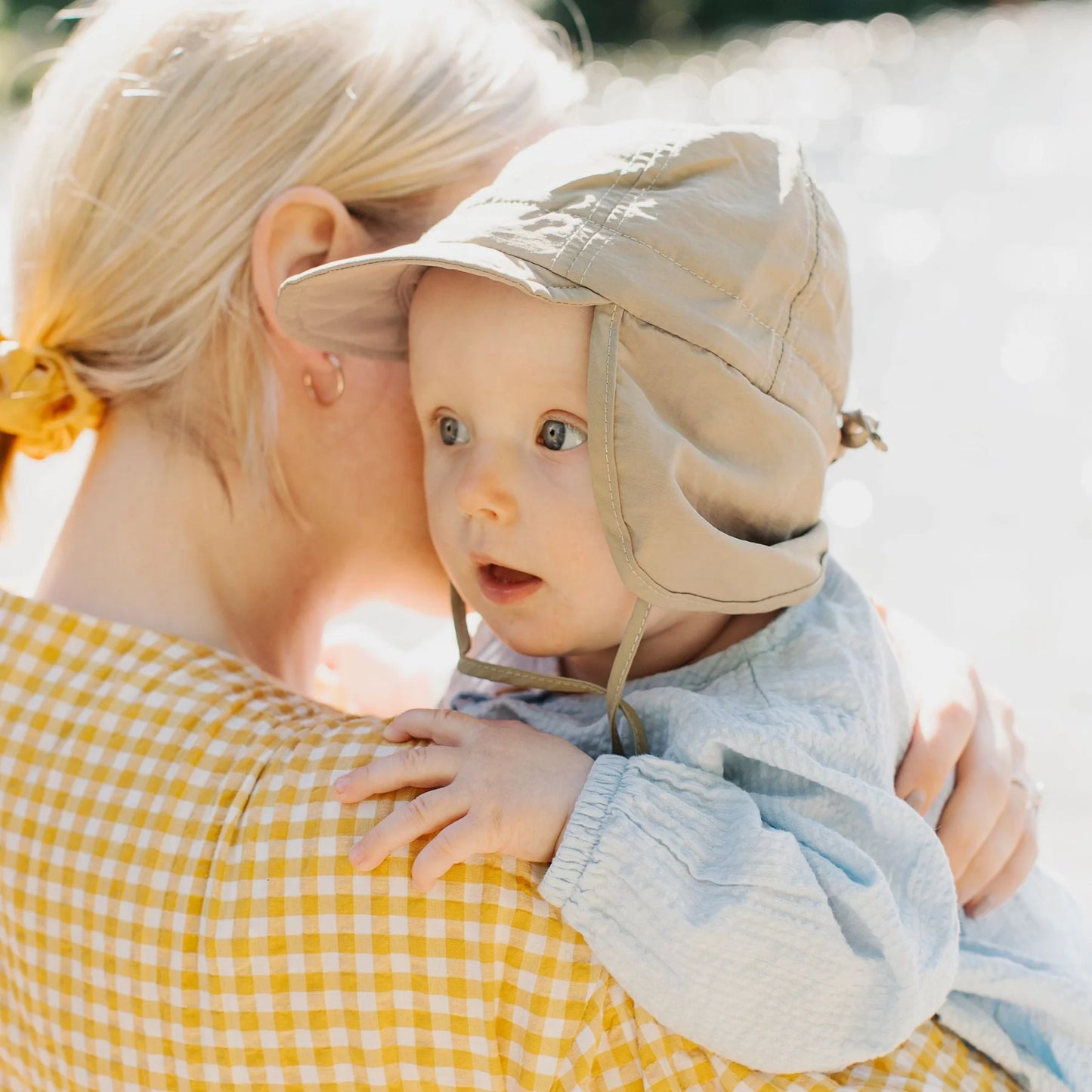 UV-Mössa/Badmössa, Beige 44/46 - Babymocs