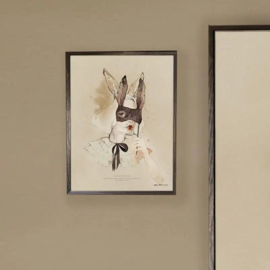 Poster, Lady EBONY 18X24 cm - Mrs Mighetto